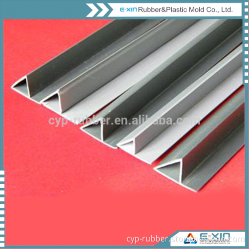 extruded plastic profile for construction for curtain wall